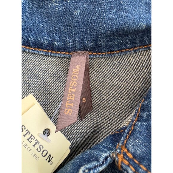 New Stetson Western Denim Blue Dress, Women's Sz Small - Picture 7 of 10